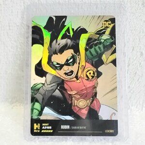 5/$20 Mint 2023 Hro Hybrid Robin-Damian Wayne Legendary DC Holo Card A2165!!